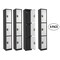 Adiroffice 12 in W, 12 in D, 72 in H, Steel ADI629-203-B-W-PKG-4 - alternate 1